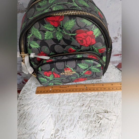cute black mini backpack McKlein ACADIA Leather Bow Tourister Backpack American Tourister accessories & gifts Colour:Border Blue Handmade leather small backpack